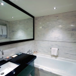 Marble traditional Bathroom